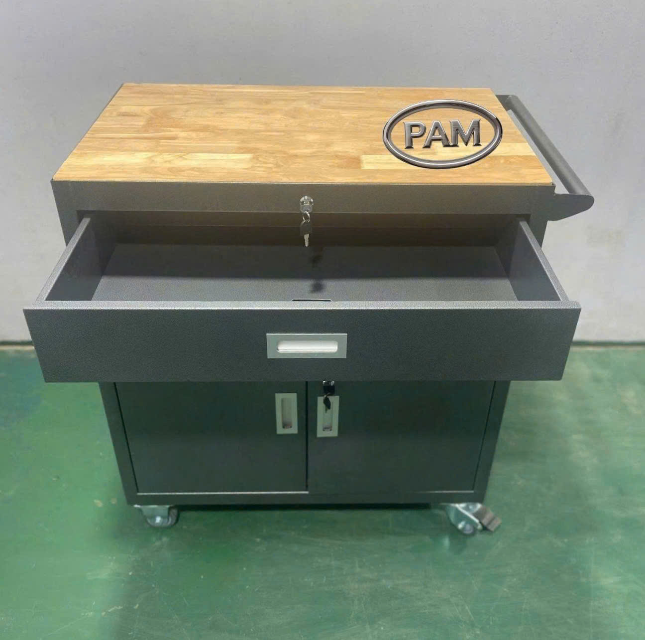 Tủ dụng cụ cơ khí 1 ngăn kéo, 1 khoang tủ 2 cánh