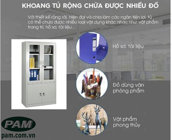 Chức năng tủ văn phòng 4 cánh